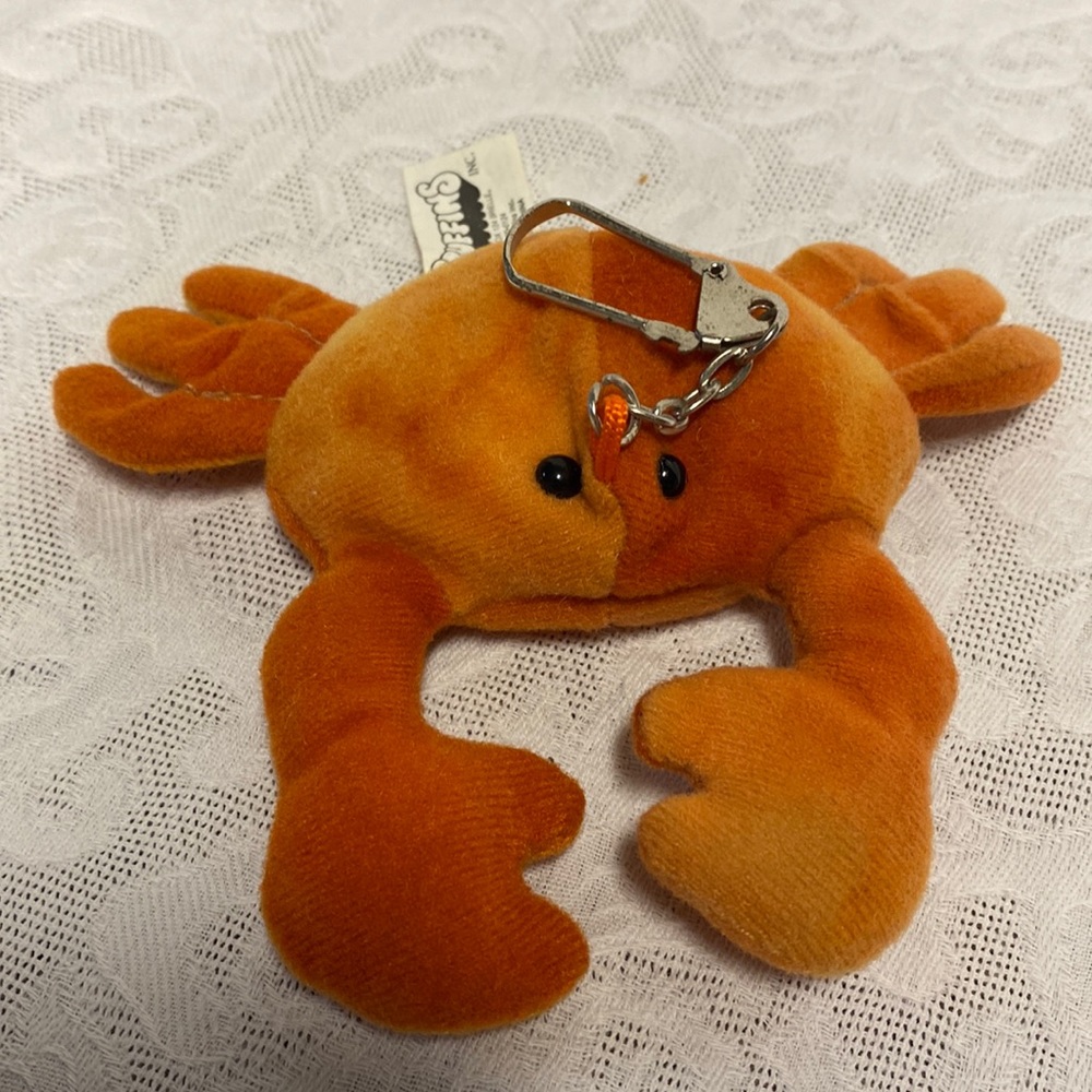 KEYCHAIN Red Crab Stuffed Animal Keychain